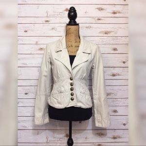 Rue 21 Beige Jacket- Sz Medium-EUC